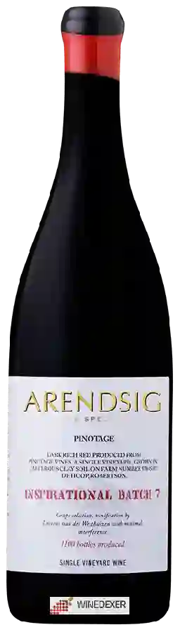 Winery Arendsig - Inspirational Batch 7 Pinotage