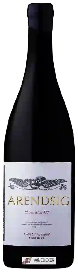 Winery Arendsig - Shiraz Blok A12