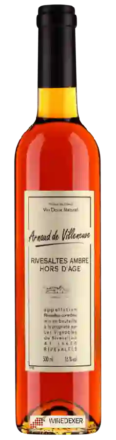 Winery Arnaud de Villeneuve - Hors d'Age Rivesaltes Ambre