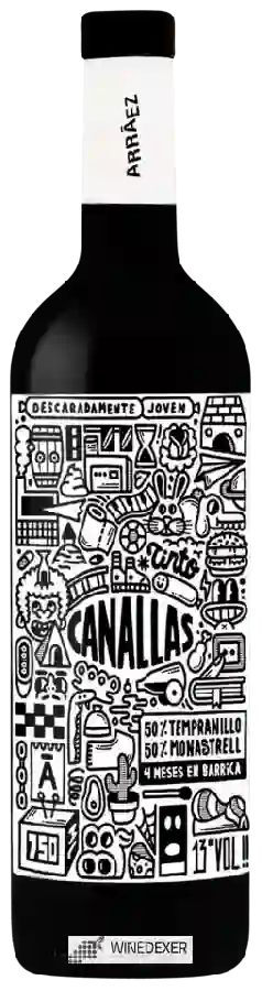 Bodegas Arraez - Canallas Tempranillo - Monastrell Bodegas Arraez - Canallas Tempranillo - Monastrell
