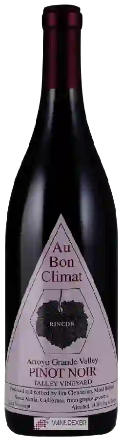 Winery Au Bon Climat - Rincon Talley Vineyard Pinot Noir Winery Au Bon Climat - Rincon Talley Vineyard Pinot Noir