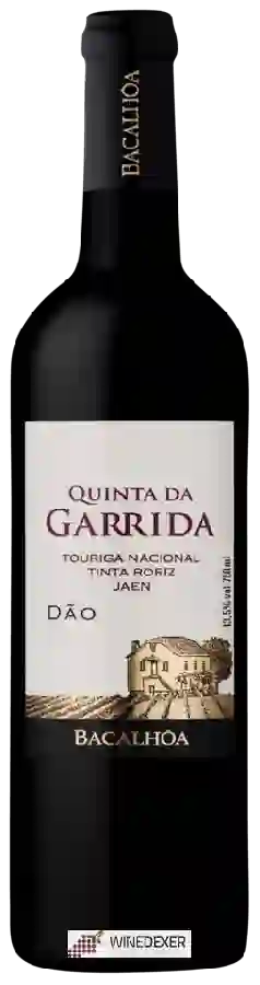 Winery Bacalhôa - Quinta da Garrida Tinto Winery Bacalhôa - Quinta da Garrida Tinto