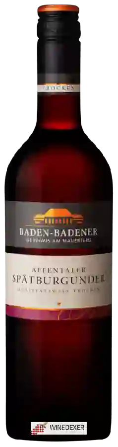 Winery Baden-Badener - Affentaler Spätburgunder Trocken Winery Baden-Badener - Affentaler Spätburgunder Trocken