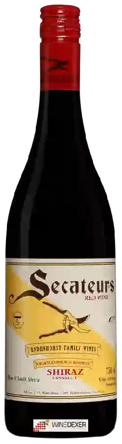 Winery Badenhorst - Secateurs Shiraz - Cinsault Winery Badenhorst - Secateurs Shiraz - Cinsault