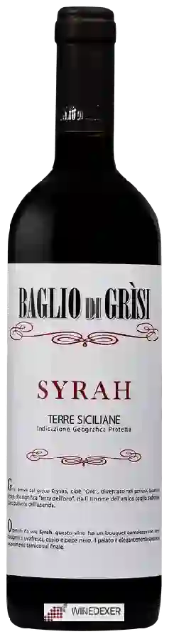 Winery Baglio di Grìsi - Syrah
