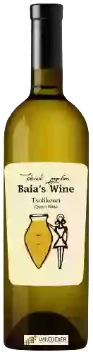 Winery Baia's Wine - Tsolikouri