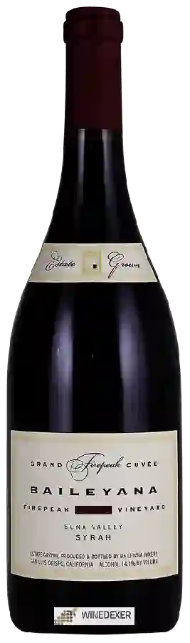 Winery Baileyana - Firepeak Grand Cuvée Syrah