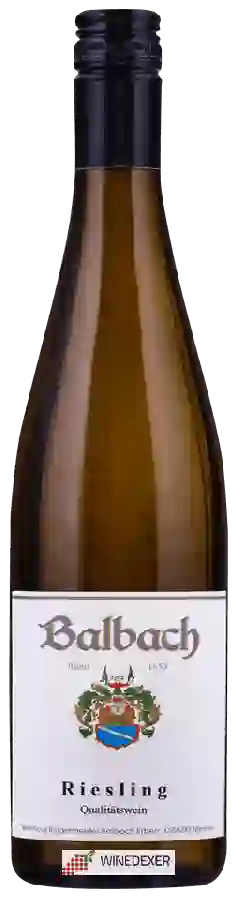 Winery Balbach - Riesling