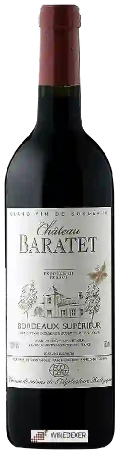 Château Baratet - Bordeaux Supérieur Château Baratet - Bordeaux Supérieur