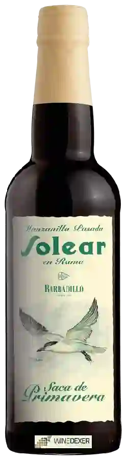 Winery Barbadillo - Manzanilla Solear en Rama Saca de Primavera Winery Barbadillo - Manzanilla Solear en Rama Saca de Primavera