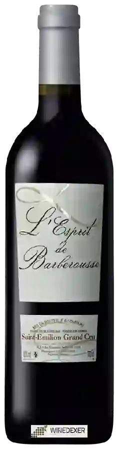 Château Barberousse - L'Espirit de Barberousse Saint-Emilion Grand Cru