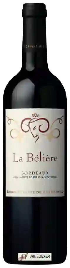 Winery Baron Philippe de Rothschild - La Beliérè Bordeaux Rouge Winery Baron Philippe de Rothschild - La Beliérè Bordeaux Rouge