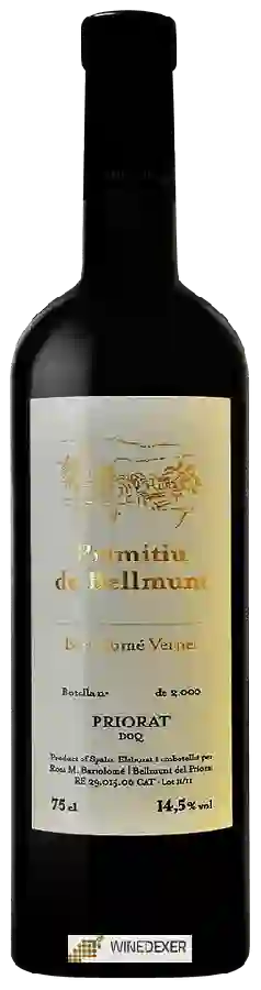 Winery Bartolomé Vernet - Primitiu de Bellmunt Winery Bartolomé Vernet - Primitiu de Bellmunt