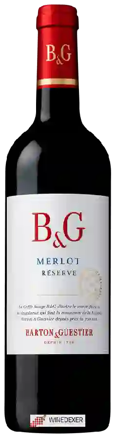 Winery Barton & Guestier - B&G Réserve Merlot