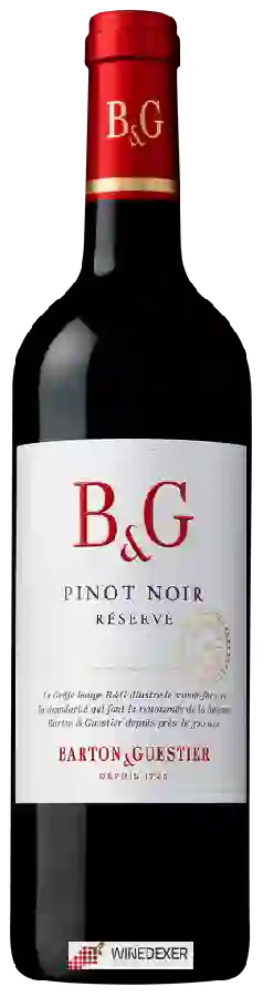 Winery Barton & Guestier - B&G Réserve Pinot Noir