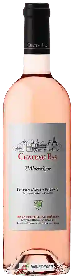 Château Bas - L'Alvernègue Rosé