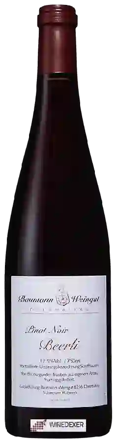 Winery Baumann Weingut - Beerli Pinot Noir Winery Baumann Weingut - Beerli Pinot Noir