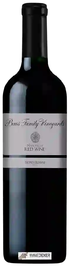 Winery Baus Family Vineyards - Private Reserve Red Winery Baus Family Vineyards - Private Reserve Red