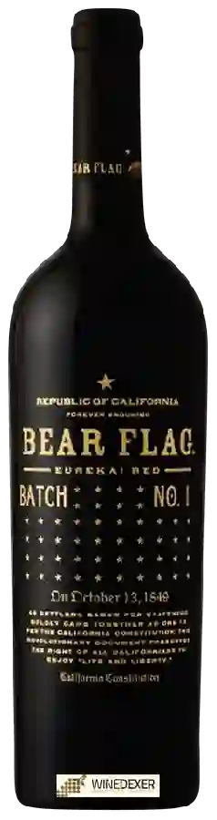Winery Bear Flag - Batch No. 1 Eureka! Red Winery Bear Flag - Batch No. 1 Eureka! Red