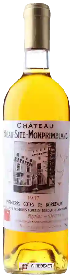 Château Beau-Site Monprimblanc - Premières Côtes de Bordeaux Blanc Château Beau-Site Monprimblanc - Premières Côtes de Bordeaux Blanc