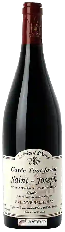 Winery Etienne Bécheras - Le Prieuré d'Arras - Cuvée Tour Joviac Saint-Joseph
