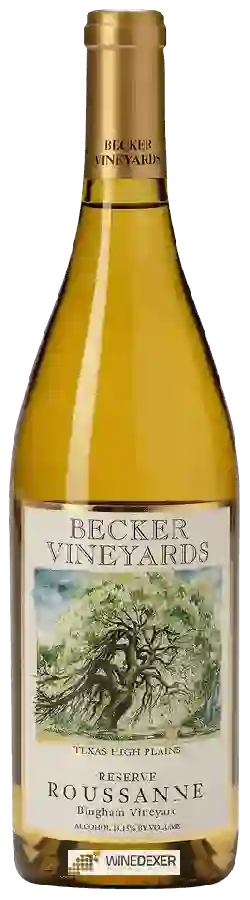 Winery Becker Vineyards - Bingham Vineyards Reserve Roussanne