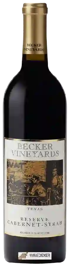 Winery Becker Vineyards - Reserve Cabernet - Syrah