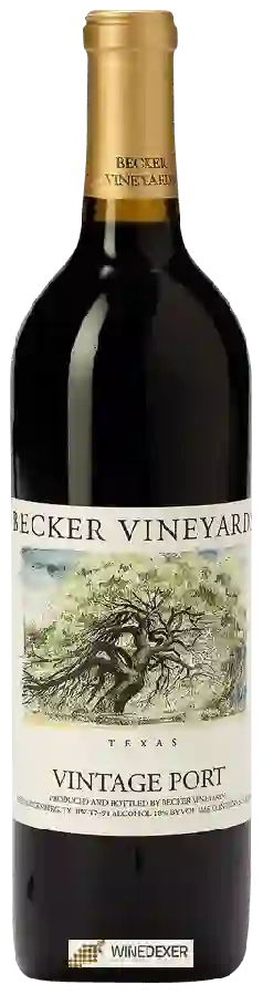 Winery Becker Vineyards - Vintage Port