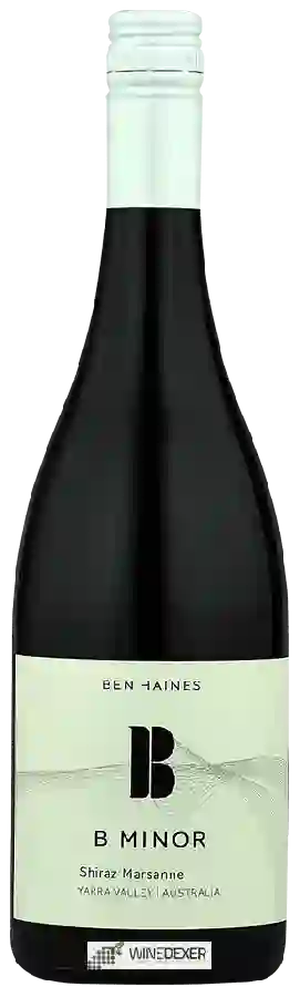Winery Ben Haines - B Minor Shiraz - Marsanne Winery Ben Haines - B Minor Shiraz - Marsanne