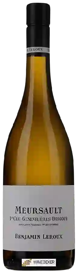 Winery Benjamin Leroux - Meursault Premier Cru 'Genevrières Dessous' Winery Benjamin Leroux - Meursault Premier Cru 'Genevrières Dessous'