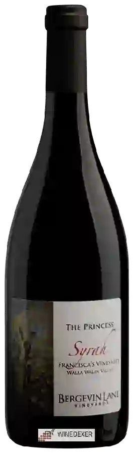 Winery Bergevin Lane Vineyards - Francisca's Vineyard The Princess Syrah