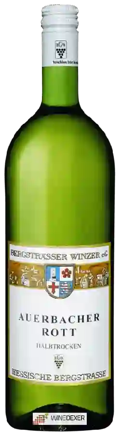 Winery Bergsträsser Winzer - Auerbacher Rott Halbtrocken Winery Bergsträsser Winzer - Auerbacher Rott Halbtrocken