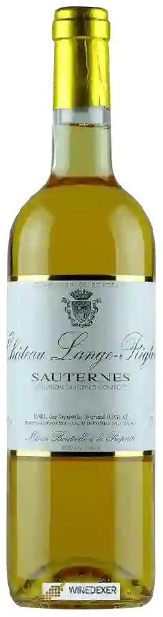 Vignobles Bernard Reglat - Château Lange-Réglat Sauternes Vignobles Bernard Reglat - Château Lange-Réglat Sauternes