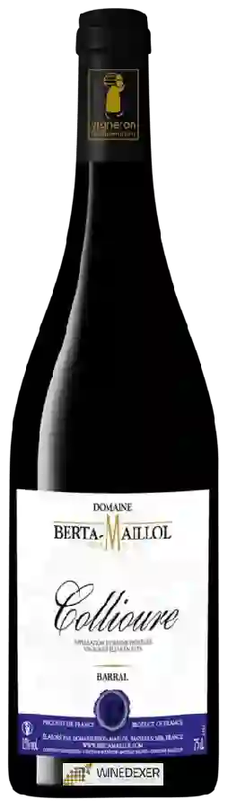 Winery Berta Maillol - Barral Collioure