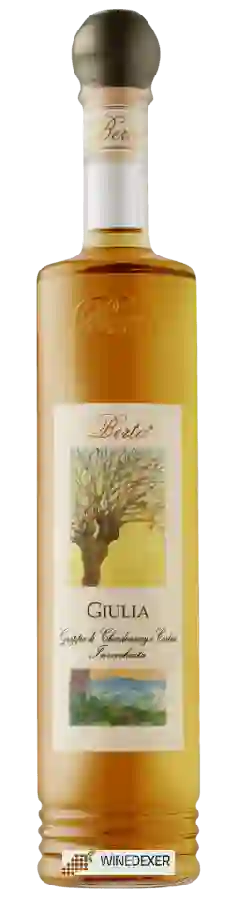 Winery Berta - Giulia Grappa di Chardonnay Invecchiata
