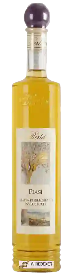 Winery Berta - Piasì Grappa di Brachetto invecchiamento Winery Berta - Piasì Grappa di Brachetto invecchiamento