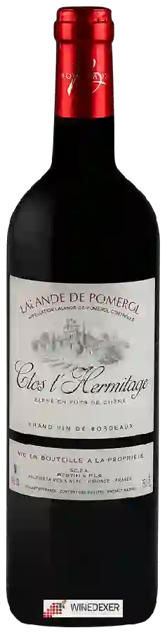 Winery Bertin & Fils - Clos l'Hermitage Lalande de Pomerol Winery Bertin & Fils - Clos l'Hermitage Lalande de Pomerol