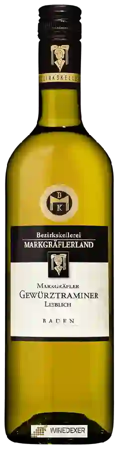Winery Bezirkskellerei Markgräflerland - Markgräfler Gewürztraminer Lieblich Winery Bezirkskellerei Markgräflerland - Markgräfler Gewürztraminer Lieblich