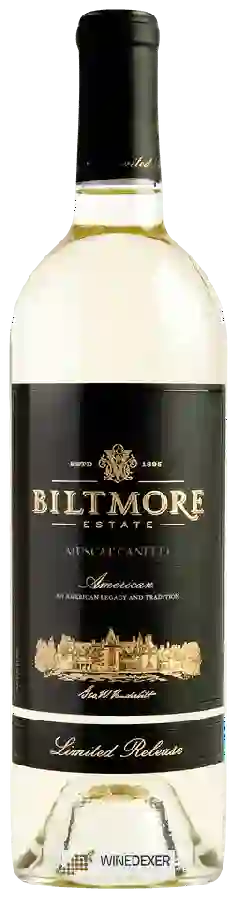 Winery Biltmore - American Limited Release Muscat Canelli Winery Biltmore - American Limited Release Muscat Canelli