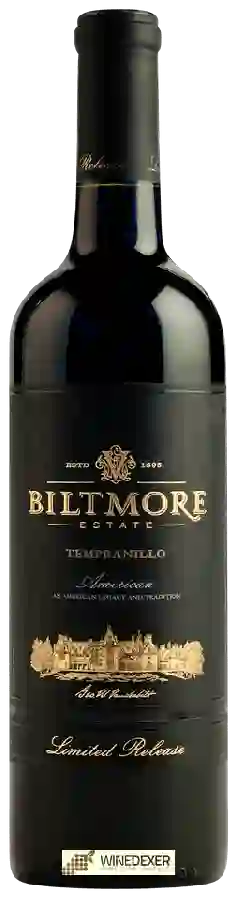 Winery Biltmore - American Limited Release Tempranillo Winery Biltmore - American Limited Release Tempranillo