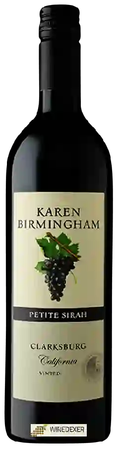 Winery Karen Birmingham - Petite Sirah Winery Karen Birmingham - Petite Sirah