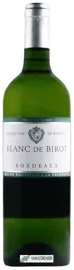 Château de Birot - Blanc de Birot Château de Birot - Blanc de Birot