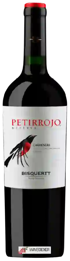 Winery Bisquertt Family Vineyards - Petirrojo Reserva Carmenère