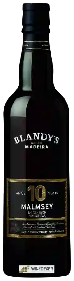 Winery Blandy's - 10 Years Old Malmsey Madeira (Rich) Winery Blandy's - 10 Years Old Malmsey Madeira (Rich)