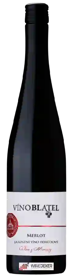 Winery Blatel - Merlot Winery Blatel - Merlot