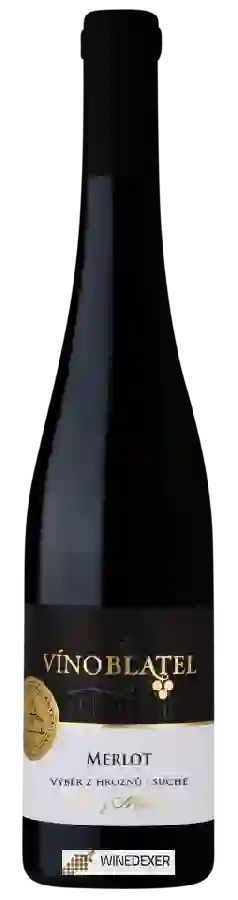 Winery Blatel - Merlot Výběr z Hroznů Suché