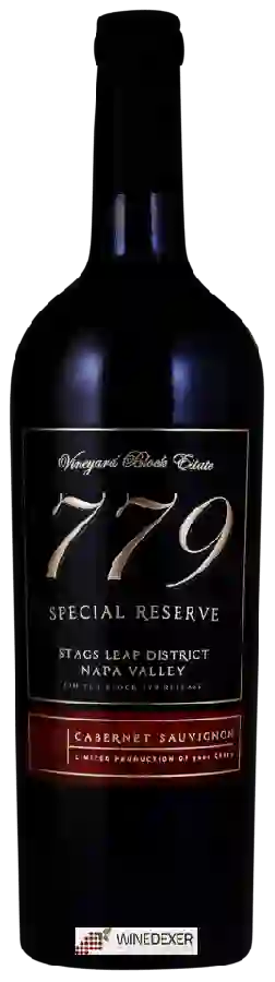 Winery Vineyard Block Estate - 779 Special Reserve Cabernet Sauvignon Winery Vineyard Block Estate - 779 Special Reserve Cabernet Sauvignon