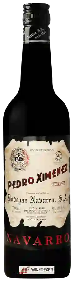 Bodegas Navarro - Pedro Ximenez Bodegas Navarro - Pedro Ximenez