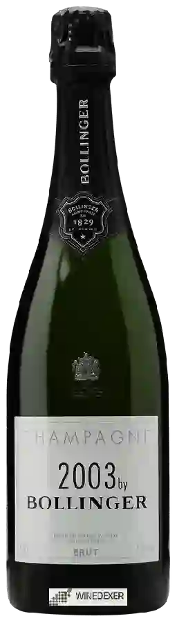 Winery Bollinger - 2003 By Bollinger Champagne Brut Winery Bollinger - 2003 By Bollinger Champagne Brut