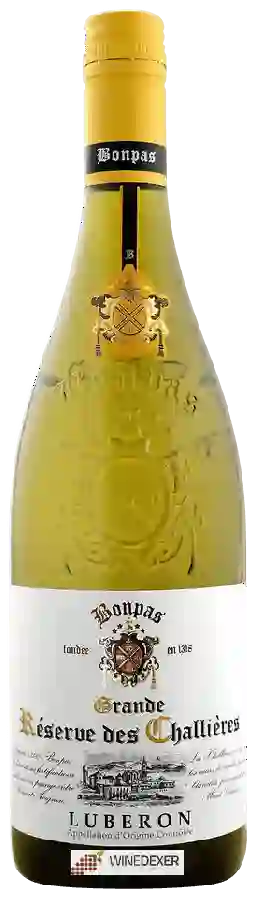 Winery Bonpas - Grande Réserve des Challières Luberon Blanc Winery Bonpas - Grande Réserve des Challières Luberon Blanc